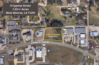 0 Cypress St, West Monroe, LA for sale Aerial- Image 1 of 4