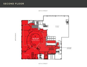 1540 Broadway, New York, NY for rent Floor Plan- Image 2 of 2