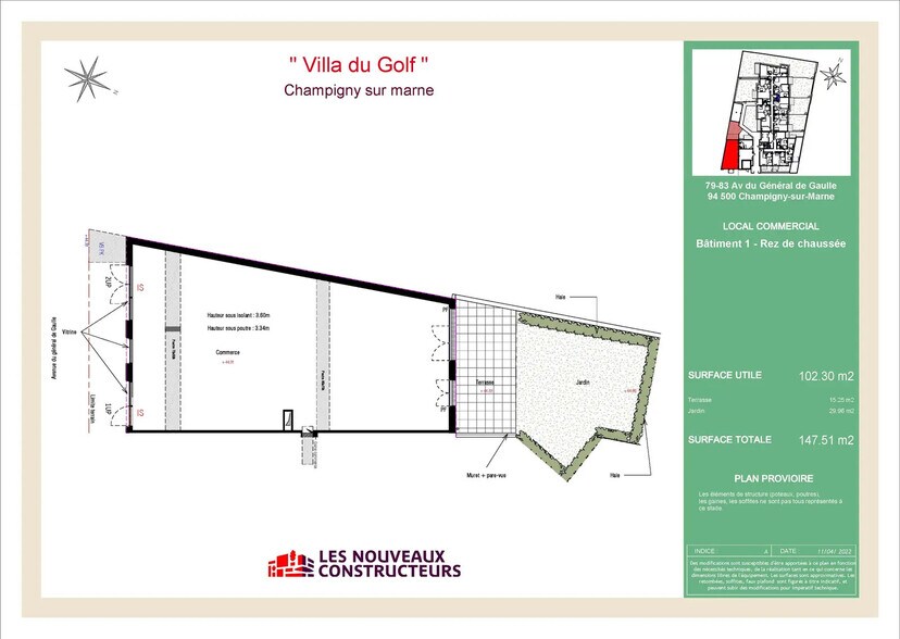 83 Avenue Du Général De Gaulle, Champigny-sur-Marne for sale - Floor Plan - Image 3 of 3
