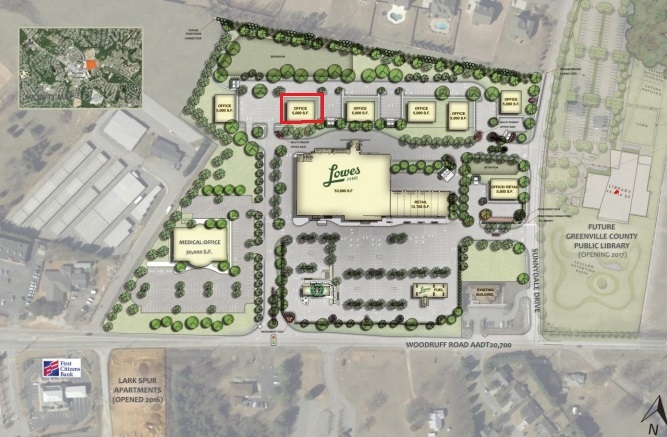 2819 Woodruff Rd, Simpsonville, SC for sale - Site Plan - Image 3 of 4