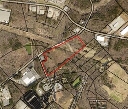 Olympic Dr & Hancock Industrial Way, Athens, GA - AERIAL  map view