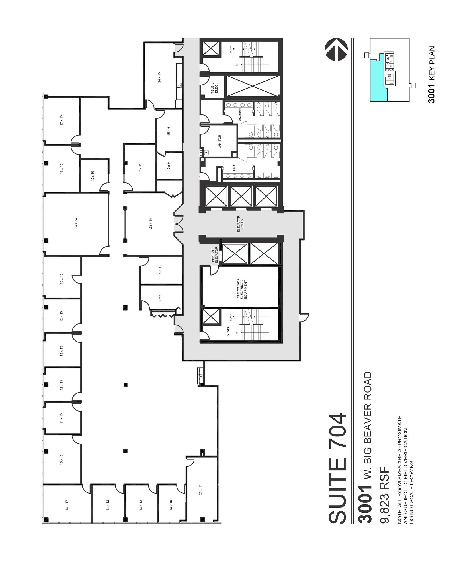 3155 W Big Beaver Rd, Troy, MI for rent Floor Plan- Image 1 of 1