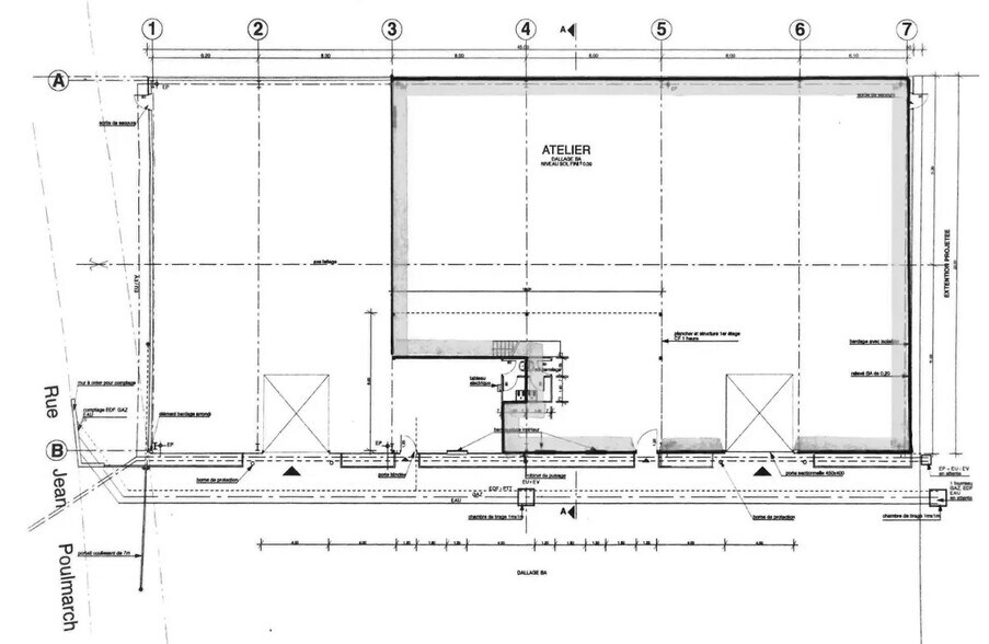 Light Industrial in Argenteuil to rent - Floor Plan - Image 3 of 3