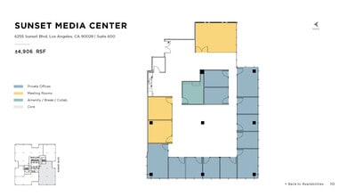 6255 W Sunset Blvd, Los Angeles, CA to rent Floor Plan- Image 1 of 1