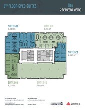 2 Bethesda Metro Ctr, Bethesda, MD for rent Floor Plan- Image 2 of 2