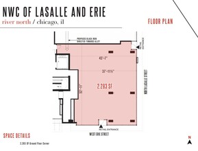 142 W Erie St, Chicago, IL for rent Floor Plan- Image 1 of 1