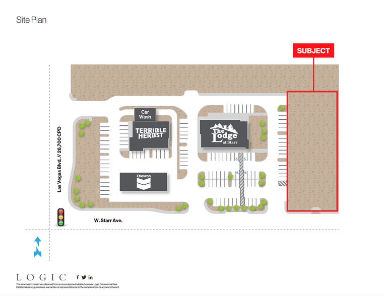 20 E Starr Ave, Las Vegas, NV for rent - Site Plan - Image 2 of 16