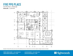 1 PPG Pl, Pittsburgh, PA for rent Floor Plan- Image 1 of 1