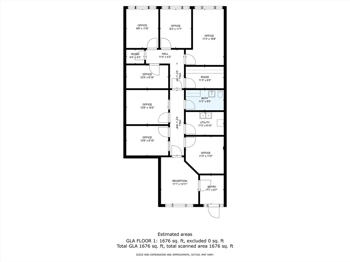 1 E Waldo Blvd, Manitowoc, WI for rent Floor Plan- Image 1 of 1