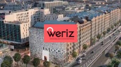 Marseille - Aerial  map view