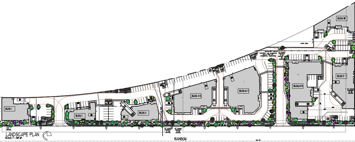 10710-10890 South Rainbow Blvd, Las Vegas, NV for rent Site Plan- Image 1 of 1