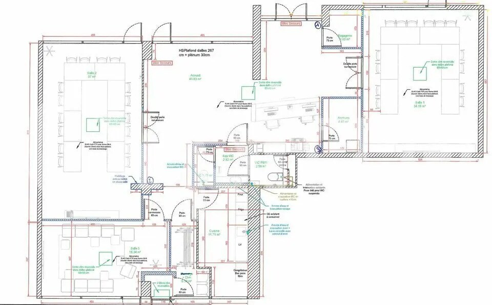 Office in La Rochelle to rent Floor Plan- Image 1 of 6