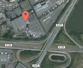 Gonesse - Aerial map view