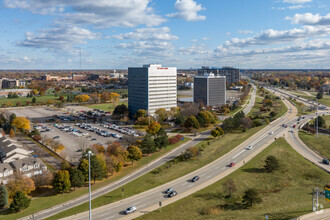 18000 W 9 Mile Rd, Southfield, MI - aerial  map view