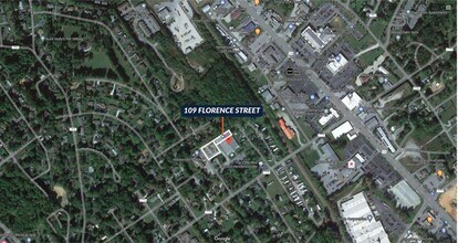 109 Florence St, Hendersonville, NC - AERIAL  map view