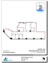 2001 Sheppard Ave E, Toronto, ON to rent Floor Plan- Image 1 of 1