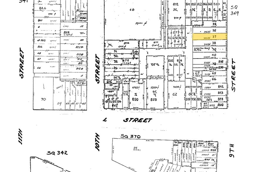 1122 9th St NW, Washington, DC for sale - Plat Map - Image 2 of 4