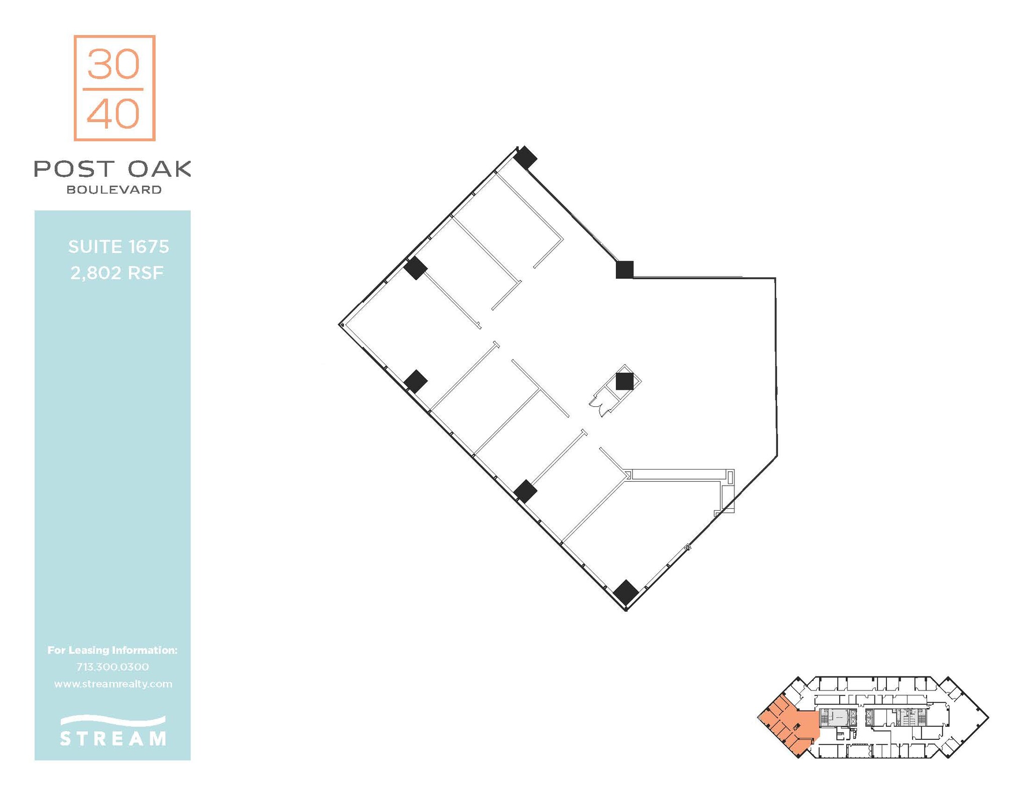 3040 Post Oak Blvd, Houston, TX for sale Floor Plan- Image 1 of 1