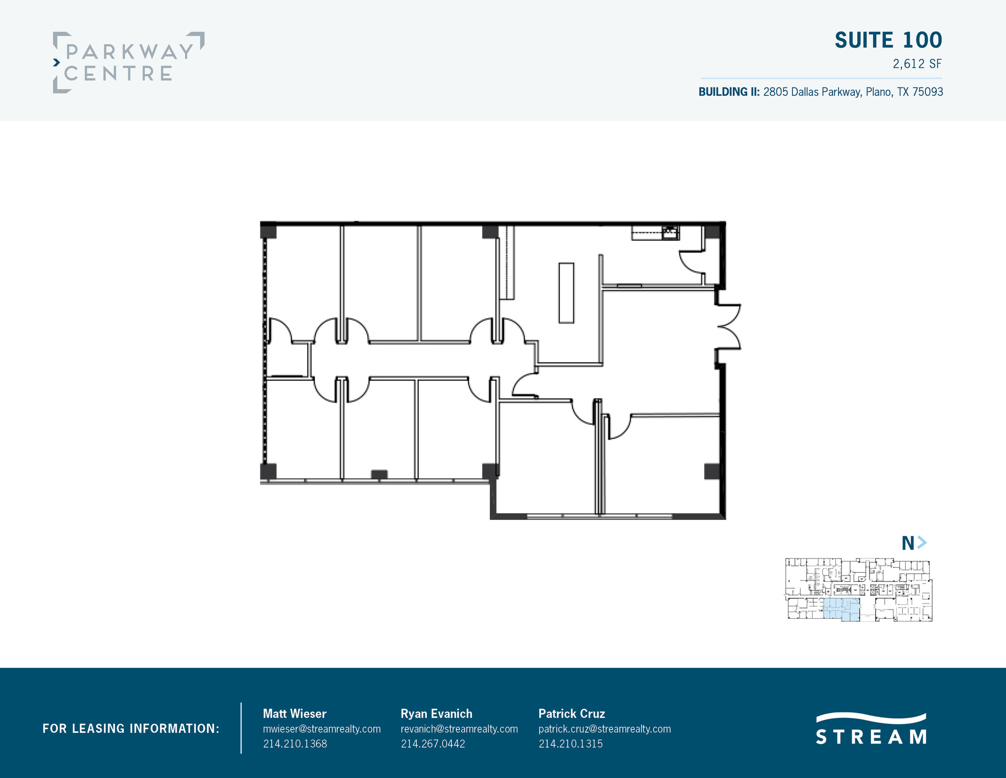 2805 Dallas Pkwy, Plano, TX for rent Floor Plan- Image 1 of 1