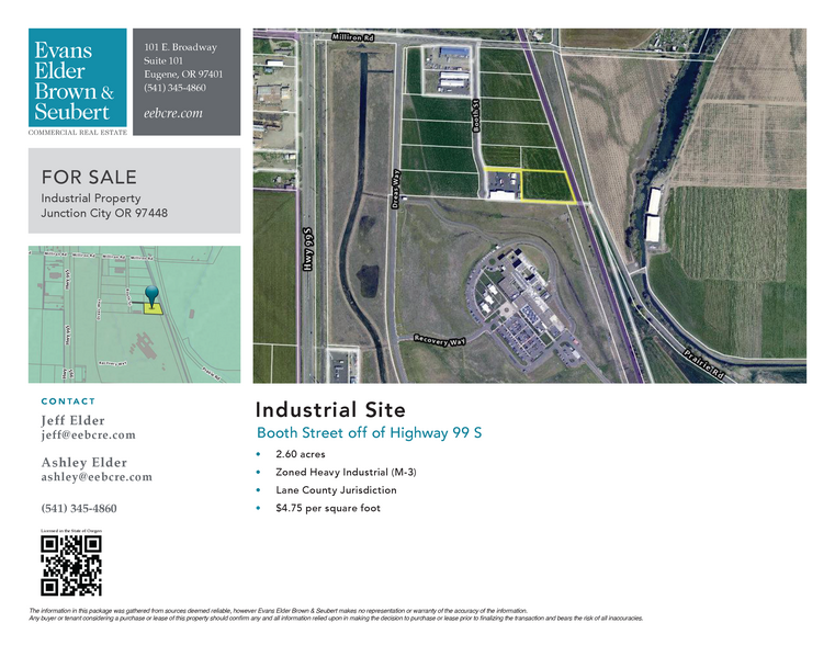 near Booth Street & Milliron Road, Junction City, OR for sale - Building Photo - Image 2 of 4