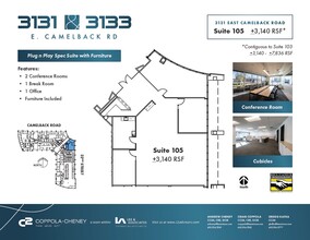 3131 E Camelback Rd, Phoenix, AZ for rent Floor Plan- Image 1 of 1