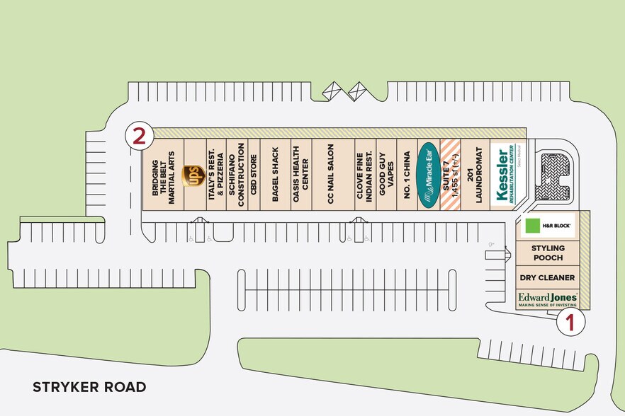 201 Strykers Rd, Lopatcong, NJ to rent - Site Plan - Image 3 of 16