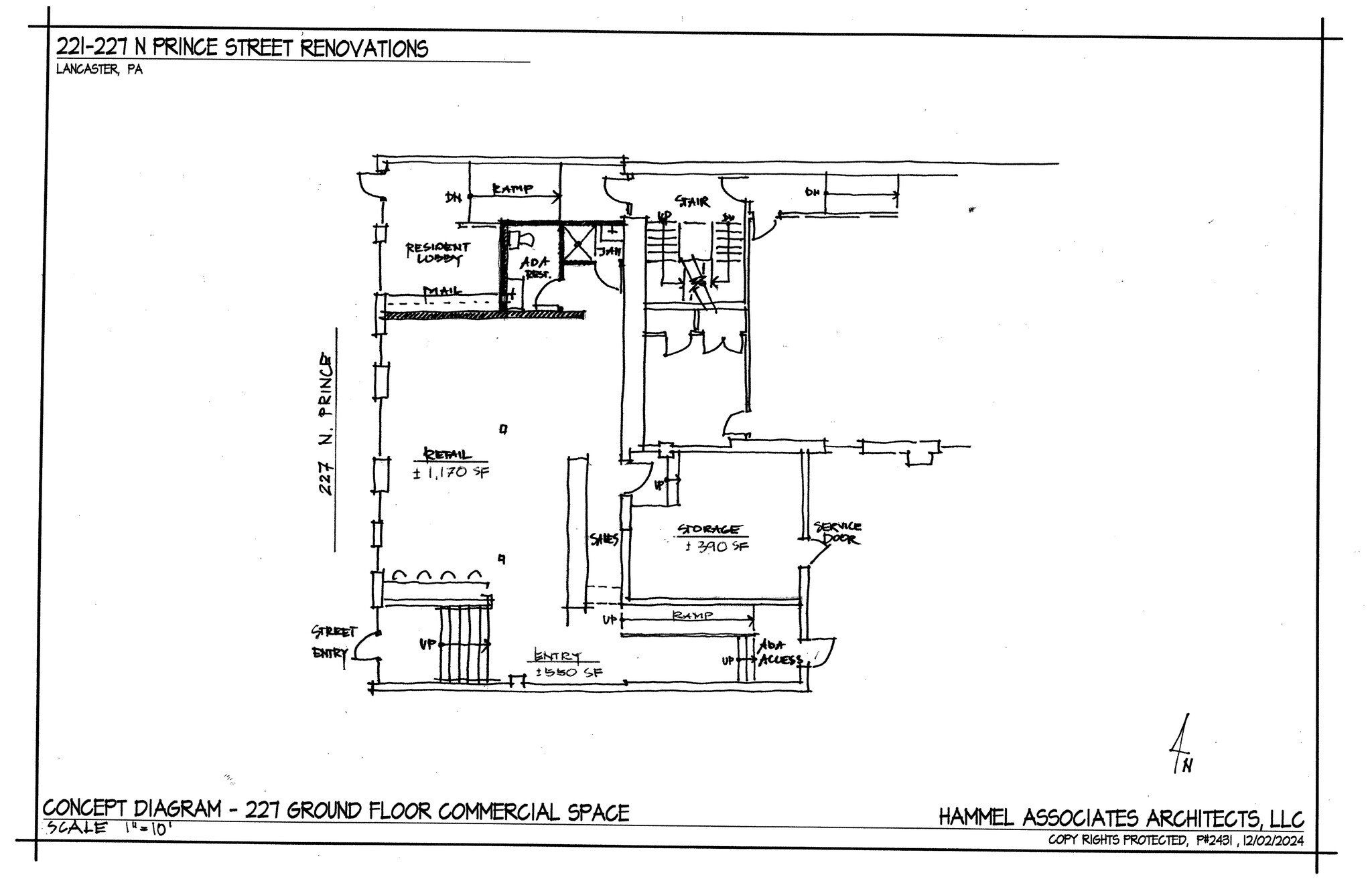 227 N Prince St, Lancaster, PA for rent Site Plan- Image 1 of 1