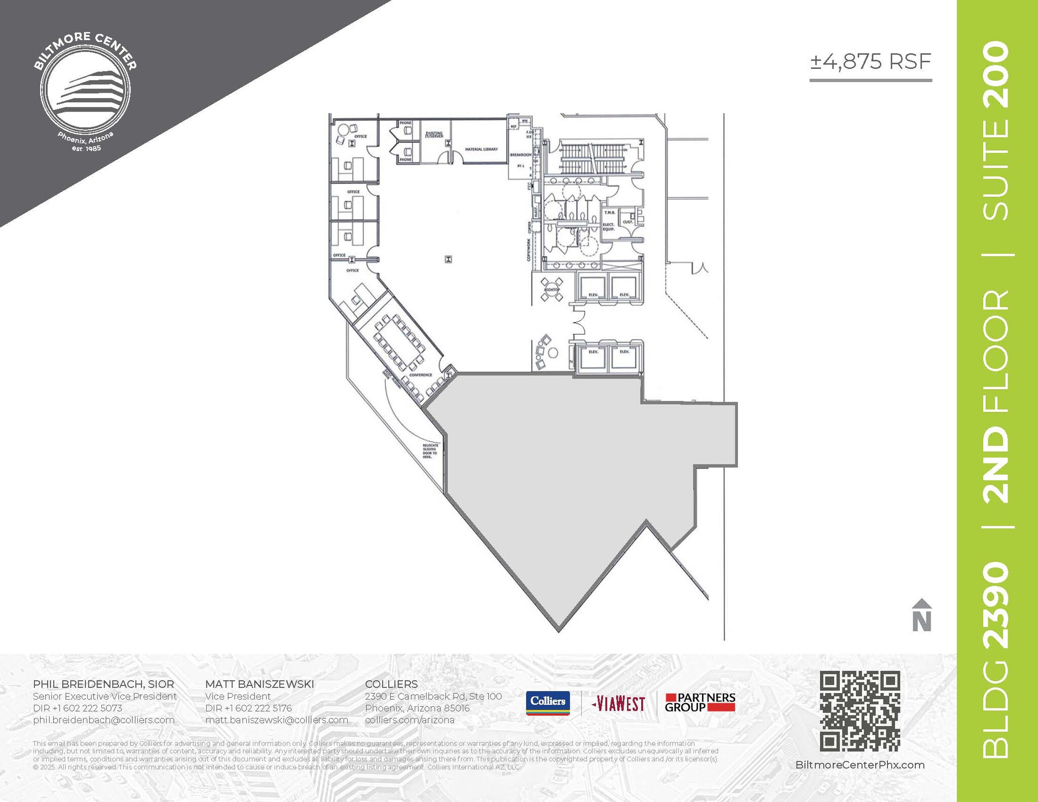 2398 E Camelback Rd, Phoenix, AZ for rent Floor Plan- Image 1 of 2