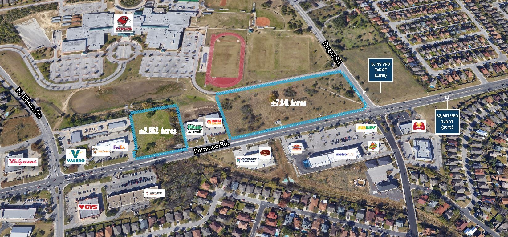Potranco & Dugas Rd Dugas, San Antonio 78245 Land for Sale