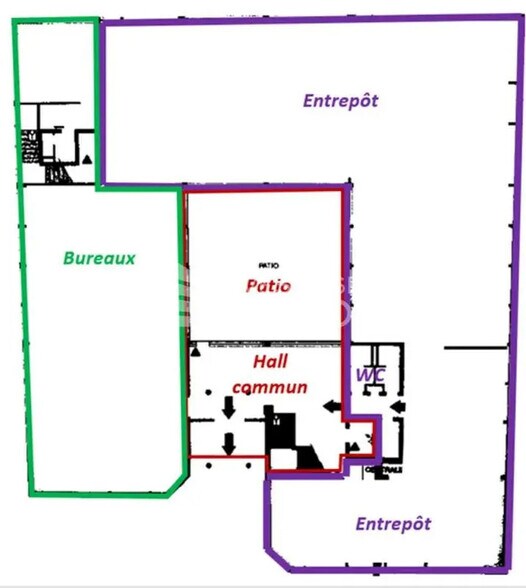 Light Industrial in Les Ulis to rent - Floor Plan - Image 2 of 4