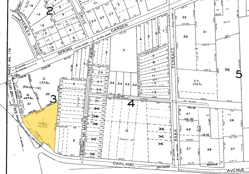 2902-2904 Oakland Ave, Greensboro, NC for sale - Plat Map - Image 2 of 6