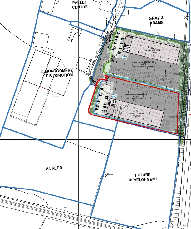 Ballynure Rd, Newtownabbey to rent Site Plan- Image 1 of 2