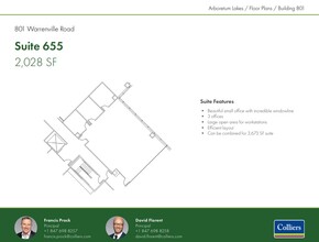 801 Warrenville Rd, Lisle, IL for rent Floor Plan- Image 1 of 2