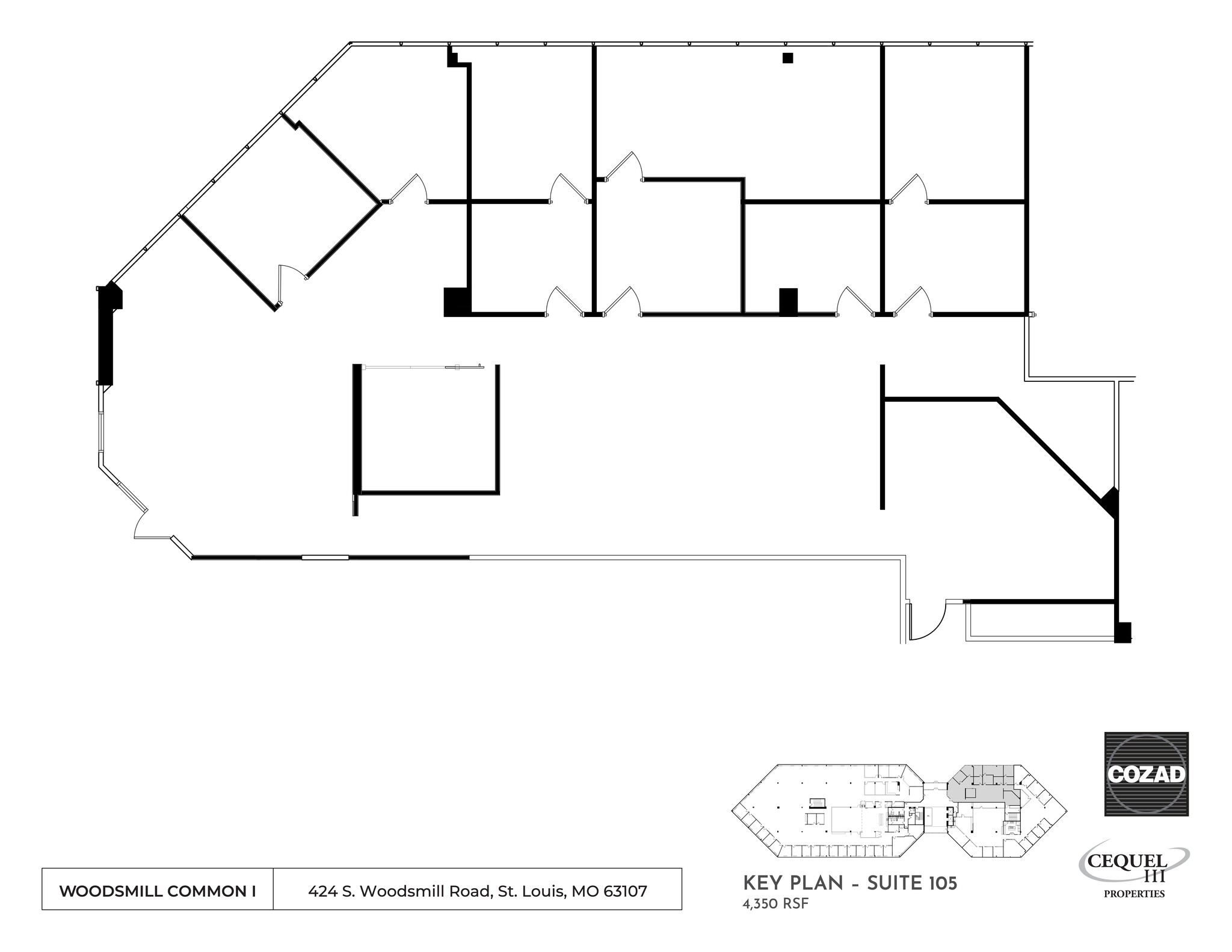 424 S Woods Mill Rd, Chesterfield, MO for rent Site Plan- Image 1 of 1