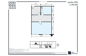 1880 Century Park E, Los Angeles, CA to rent Floor Plan- Image 2 of 3