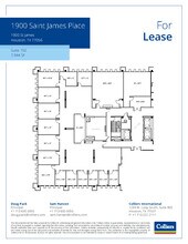 1900 St James Pl, Houston, TX for rent Floor Plan- Image 1 of 4