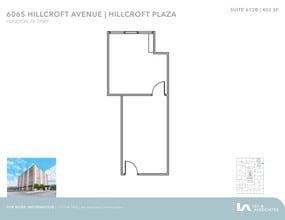 6065 Hillcroft Ave, Houston, TX to rent Floor Plan- Image 1 of 1