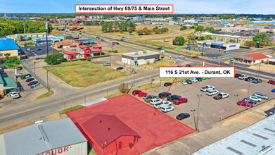 116 S 21st Ave, Durant, OK for sale Aerial- Image 1 of 1