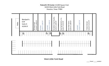 16103-16301 W Little York Rd, Houston, TX for rent Site Plan- Image 2 of 2