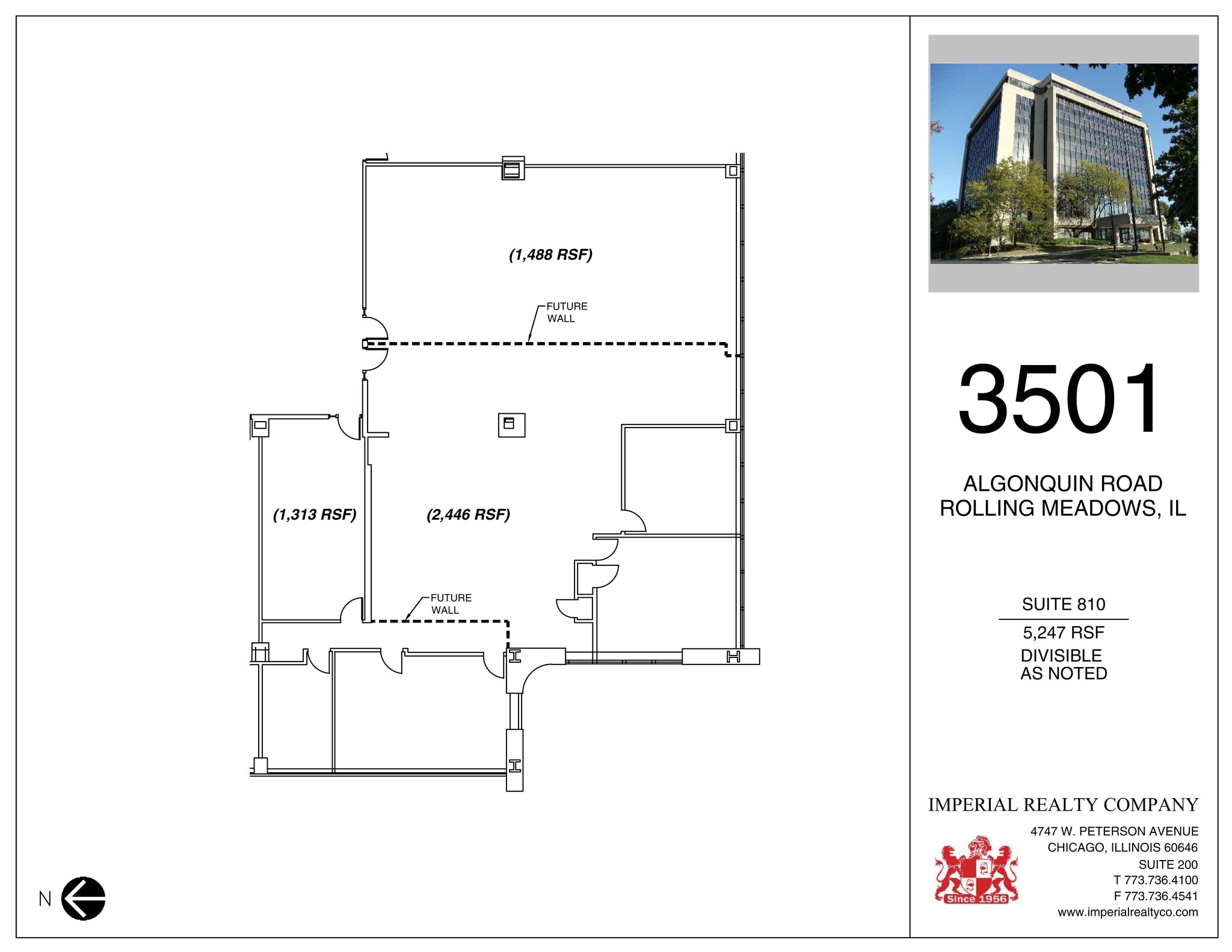 3501 Algonquin Rd, Rolling Meadows, IL to rent Site Plan- Image 1 of 1