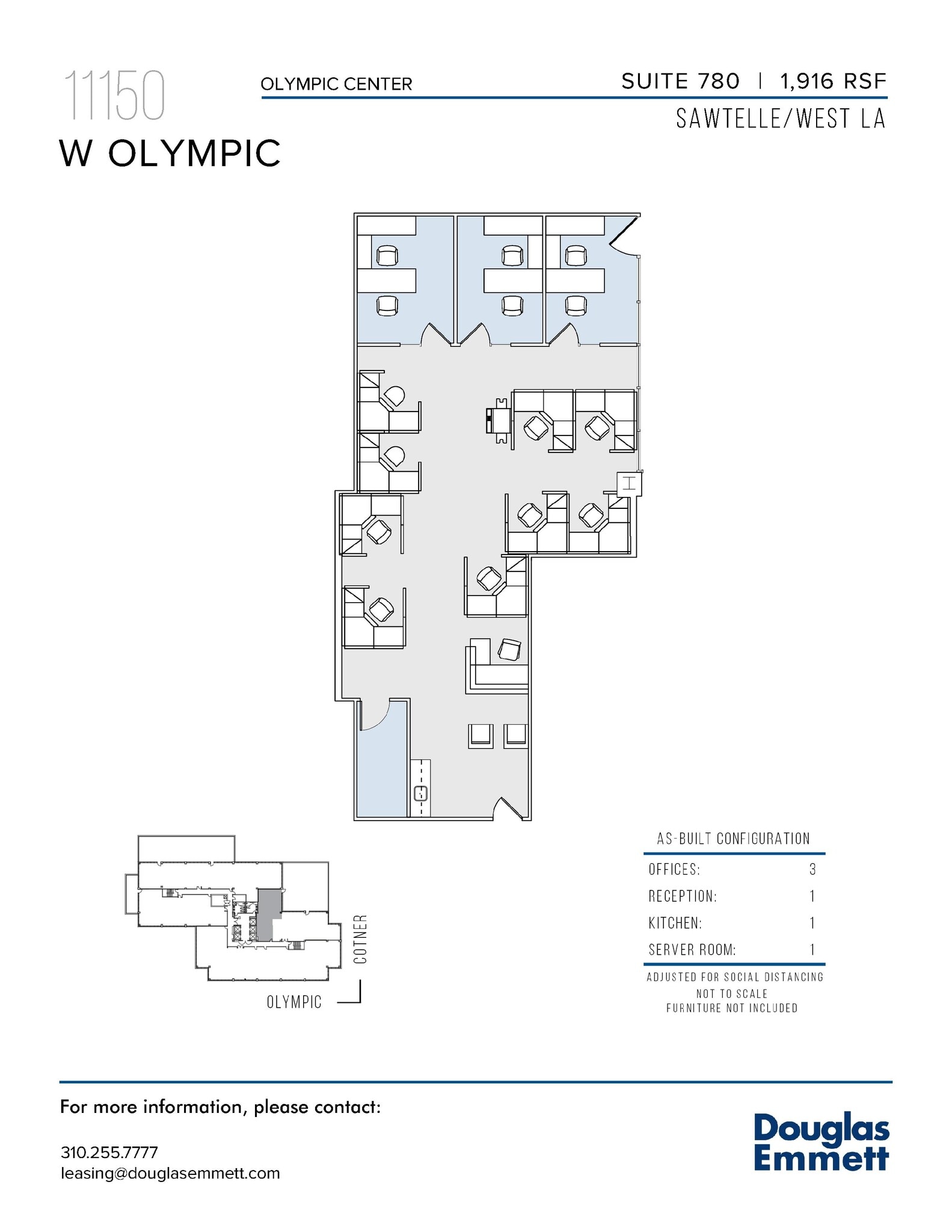 11150 W Olympic Blvd, Los Angeles, CA to rent Floor Plan- Image 1 of 1