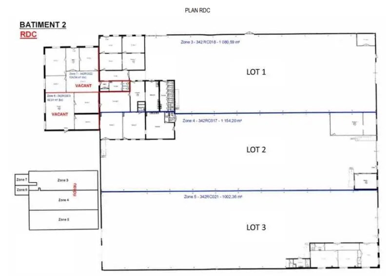 Light Industrial in Chassieu to rent - Floor Plan - Image 3 of 3