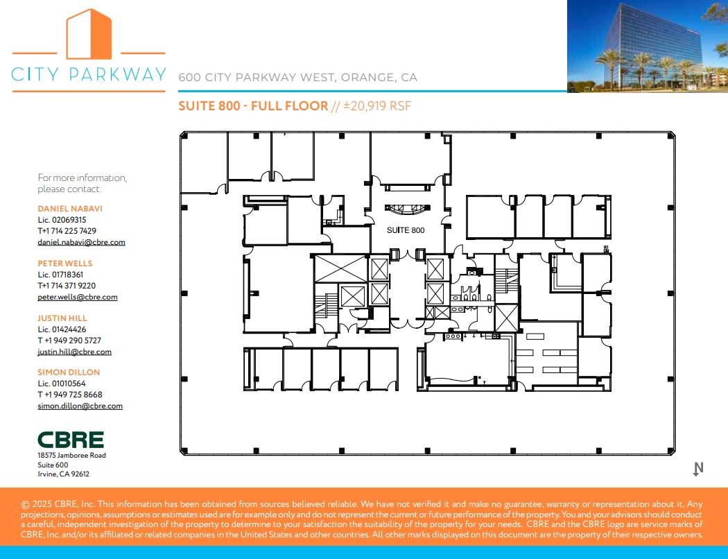 600 City Pky W, Orange, CA to rent Floor Plan- Image 1 of 1