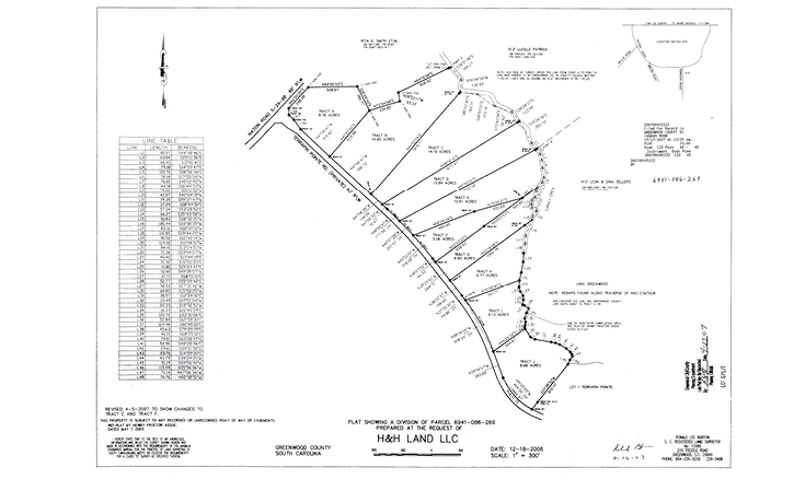 Terrapin Pointe Road Rd, Hodges, SC for sale - Plat Map - Image 2 of 14