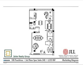 100 Peachtree St NW, Atlanta, GA for rent Floor Plan- Image 1 of 1