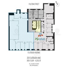 25 Flatbush Ave, Brooklyn, NY for rent Floor Plan- Image 1 of 1