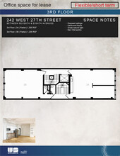 242 W 27th St, New York, NY for sale Floor Plan- Image 1 of 4