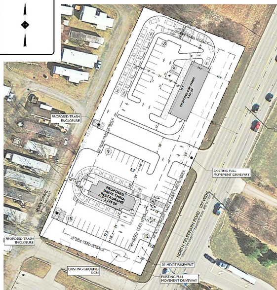 1811 N Telegraph Rd, Monroe, MI for rent - Site Plan - Image 2 of 3