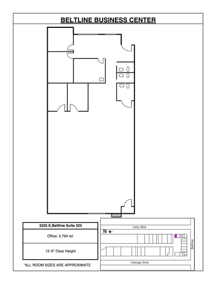 2225 E Belt Line Rd, Carrollton, TX for rent - Site Plan - Image 2 of 5