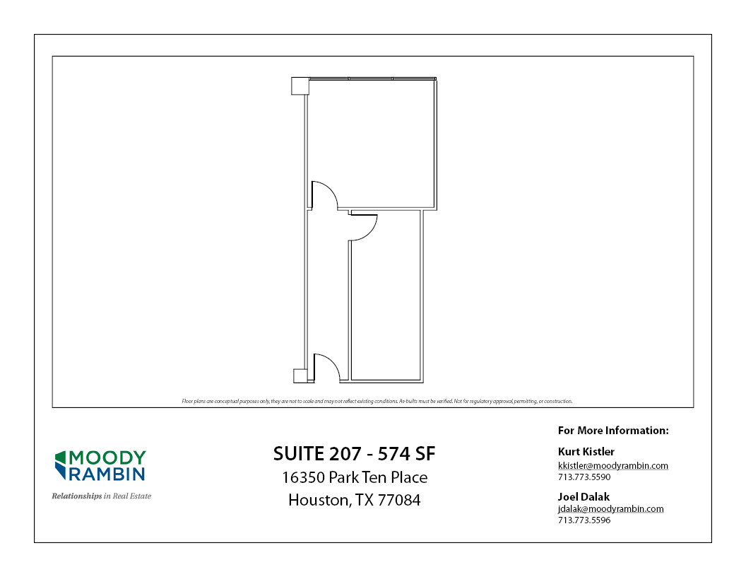 16350 Park Ten Place Dr, Houston, TX for rent Floor Plan- Image 1 of 1